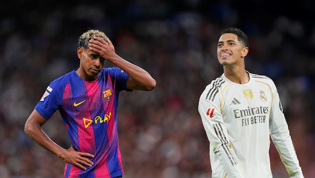 Nach der Partie gingen bei den Spielern von Real und Barca die Emotionen hoch.