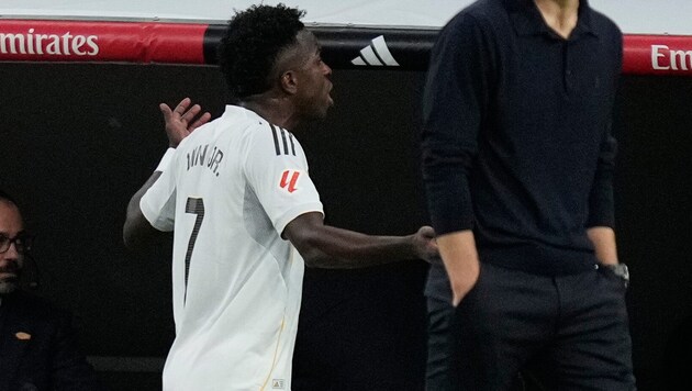 Vinicius Junior war mit Xabi Alonsos Plan überhaupt nicht einverstanden.
