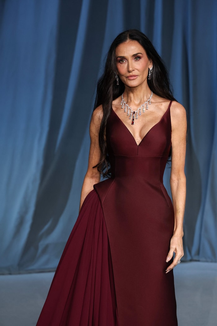 Demi Moore packt über den Druck auf Frauen in Hollywood aus, die sich für ein Kind und die ...