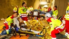 Die Rettungskräfte arbeiteten Hand in Hand.