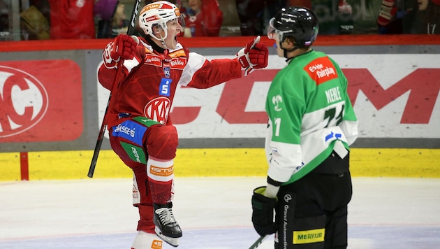 So feierte David Waschnig sein Premierentor in der ICE-Liga.