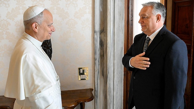 Ungarns Regierungschef Viktor Orbán beklagte beim Heiligen Vater, dass sich die Welt „langsam an ...