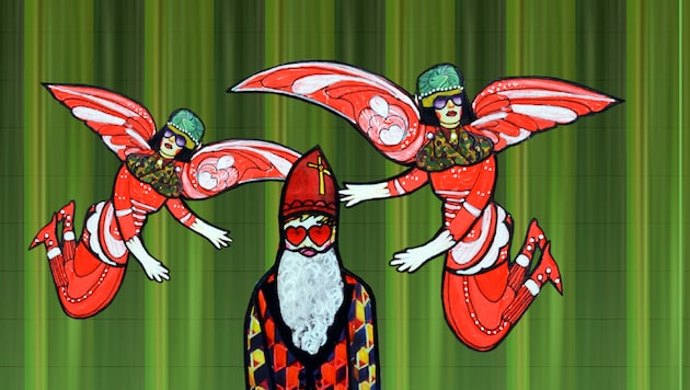 Die diesjährige Karte wurde von Maya Altenburger-Schwitzer gestaltet.