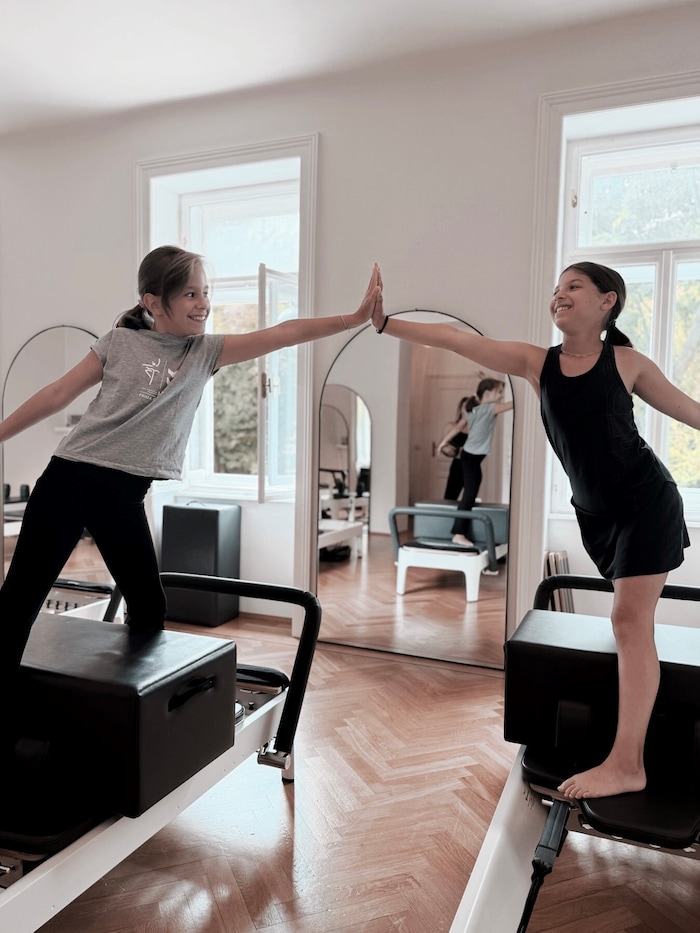 Trotz Konzentration beim Training ist auch viel Spaß dabei.