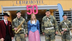 Die Jubiläumsfeier wurde von der Militärmusik Niederösterreich musikalisch umrahmt.