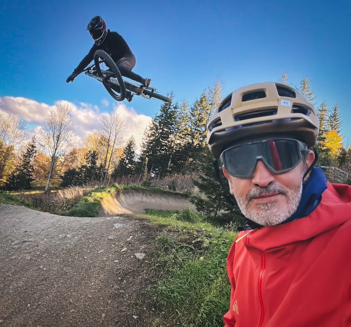 Die „Radkrone“ traf Clemens Kaudela zum Biken in St. Corona am Wechsel.