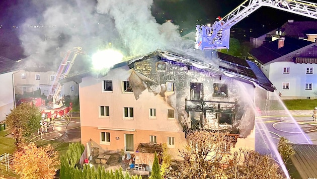 Alles verbrannt: Das Haus in St. Johann wurde ein Raub der Flammen.