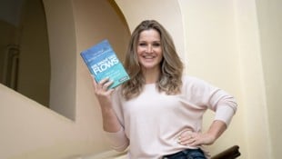 Lizz Görgl zu Besuch in der „Krone“-Redaktion am Riemerplatz in St. Pölten.