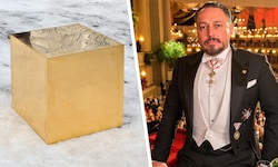Hallmann beteiligte sich an einem 186 Kilogramm schweren Goldwürfel