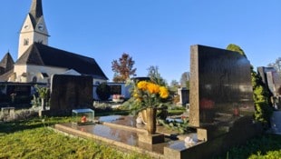 Felix Justich Auch am Friedhof St. Georgen am Sandhof gab es einen Vorfall.