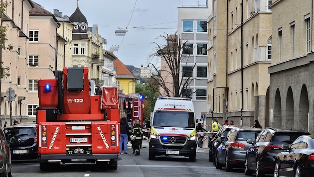 Die BF Salzburg musste am Vormittag in die Plainstraße ausrücken.
