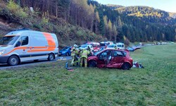 Zu einem Crash kam es heute auf der Turracher Straße.