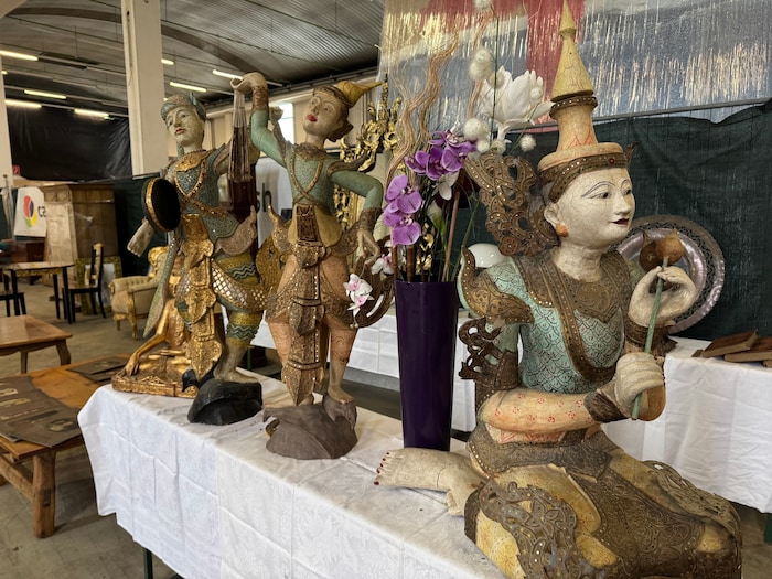 Ein Teil von Ottos Buddha-Sammlung.