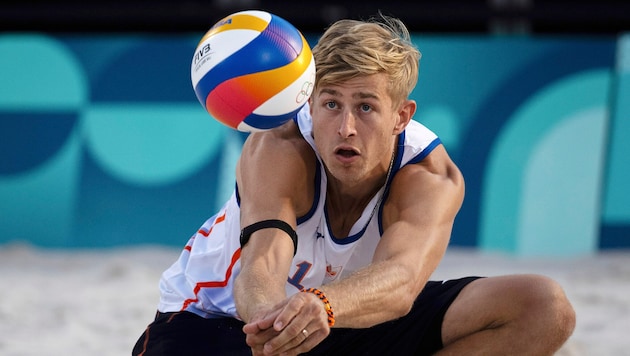 Steven van de Velde bei den Olympischen Spielen in Paris