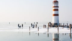Ob der See zufriert, weiß man jetzt noch nicht. Eislaufen wird man in Podersdorf am See heuer ...