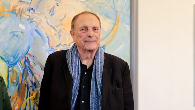 Christian Ludwig Attersee ist ein Provokateur mit Pinsel und Poesie, er malt explosive ...