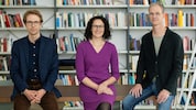 Die Wissenschafter Timo Frühwirth, Sandra Mayer und Helmut Neundlinger (v. li.) arbeiten den ...