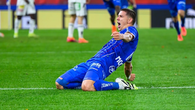 Blau-Weiß Linz durfte am Ende jubeln.