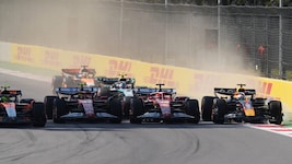 In Kurve eins wurde es plötzlich richtig eng. 