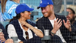 Herzogin Meghan und Prinz Harry genossen Zeit zu zweit beim Baseball-Spiel in Los Angeles – ...