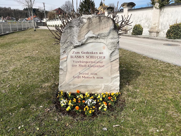 Erinnerung an Vbgm. Blasius Scheucher.