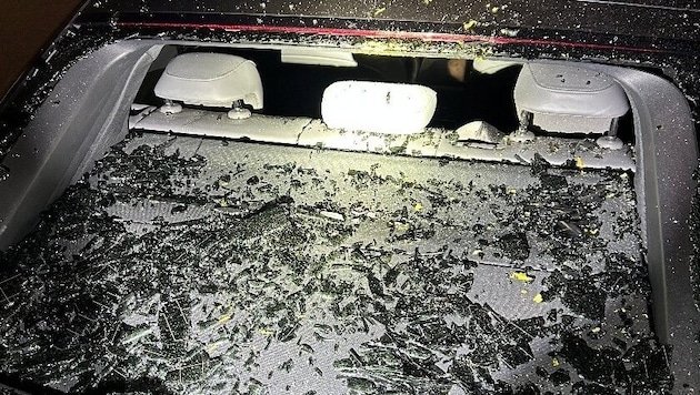 Zahlreiche Scheiben gingen durch das Quartett zu Bruch.