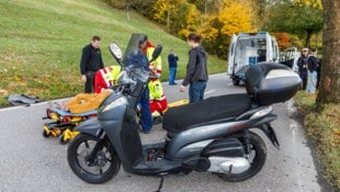 Die Unfallstelle in Rankweil.