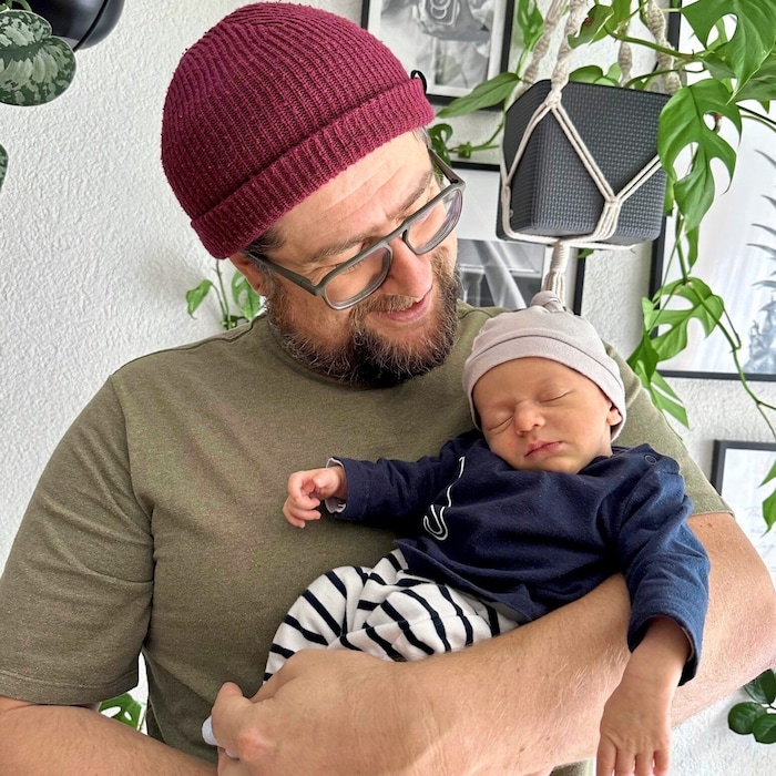 Markus Jani mit Söhnchen Oliver