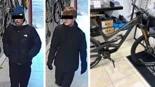 Jene zwei Radldiebe sind nach wie vor auf der Flucht. 