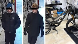 Jene zwei Radldiebe sind nach wie vor auf der Flucht. 