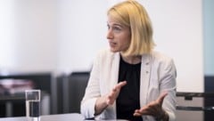 Landeshauptmann-Stellvertreterin Christine Haberlander (ÖVP) ist heute die gefragteste Person im ...