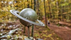 An elf Stationen können die Wanderer ihr Wissen rund um Mars, Saturn &amp; Co erweitern.