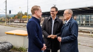 Deal: Christof Bitschi, Markus Wallner und Walter Gohm.