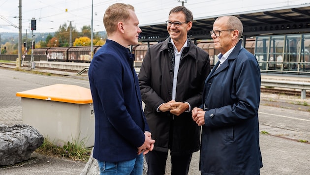 Deal: Christof Bitschi, Markus Wallner und Walter Gohm.
