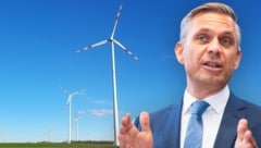 Wirtschaftsminister Hattmannsdorfer nimmt sich bei den Erneuerbaren NÖ als Vorbild und setzt auf ...