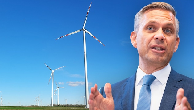 Wirtschaftsminister Hattmannsdorfer nimmt sich bei den Erneuerbaren NÖ als Vorbild und setzt auf ...