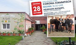 Rund 40 Gäste – die meisten davon FPÖ-Mitglieder – lauschten dem Corona-Vortrag des umstrittenen ...