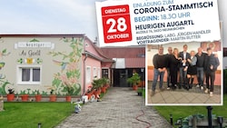 Rund 40 Gäste – die meisten davon FPÖ-Mitglieder – lauschten dem Corona-Vortrag des umstrittenen ...