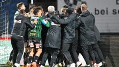 SV Ried jubelte über den Viertelfinaleinzug des ÖFB-Cups.