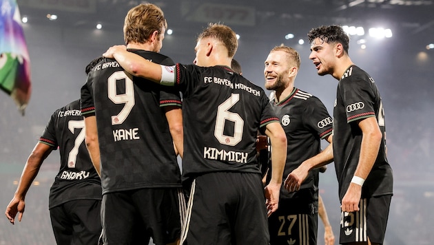 Harry Kane schoss den FC Bayern mit einem Doppelpack in die nächste Pokal-Runde.