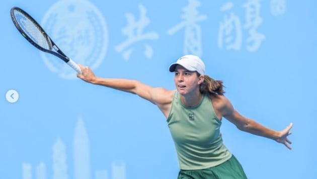 Lilli Tagger steht beim WTA-Turnier in Jiangxi im Viertelfinale.