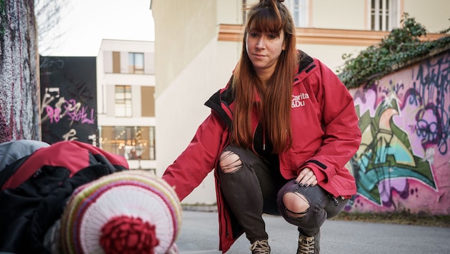 Besonders Obdachlose leiden unter den sinkenden Temperaturen.
