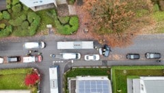 Die Unfallstelle in Bregenz. 