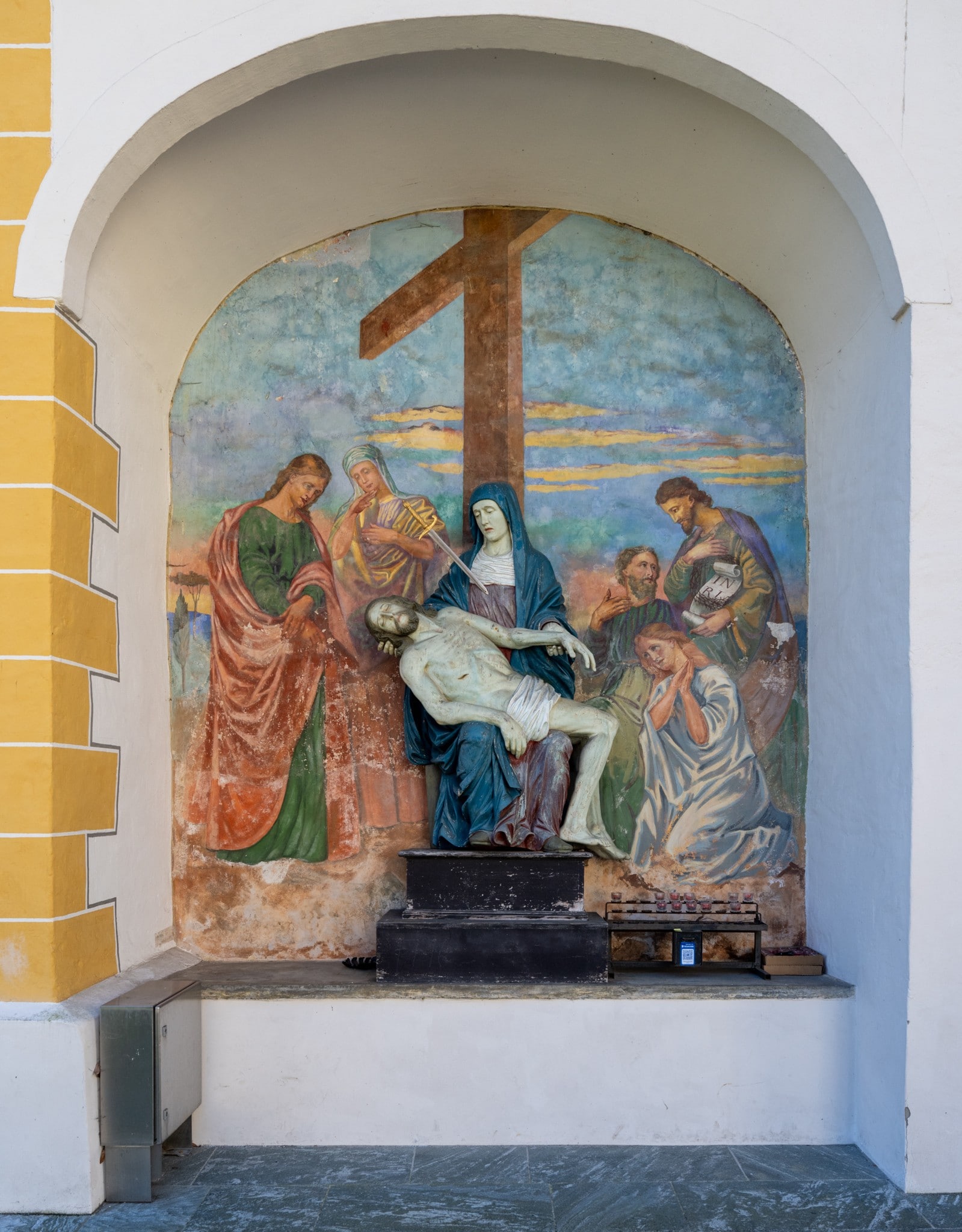 Die Pietà an der Nordwand.