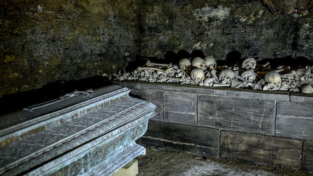 The catacombs beneath the "Steffl" are home to countless dead bodies.