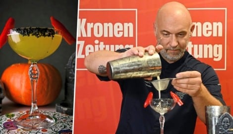 Das Highlight auf jeder Halloween-Party: Die Spicy Margarita verbindet Frische und Schärfe.