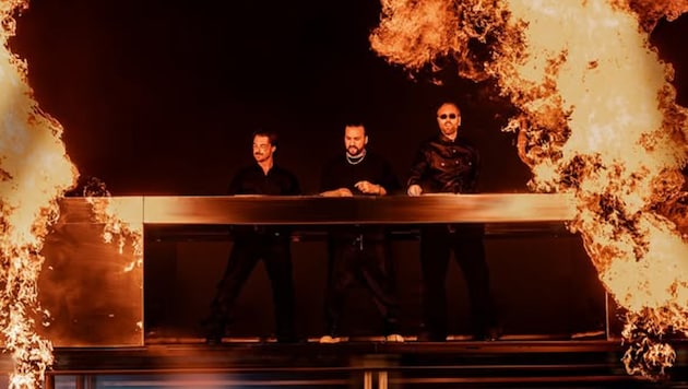 Mit dabei: Die Swedish House Mafia