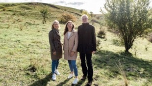 Gemeinsam für die Erweiterung in der Pußta: Siegendorfs Bürgermeisterin Rita ...