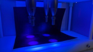 Carola Kager, wissenschaftliche Mitarbeiterin an der FH Wiener Neustadt, arbeitet an einem ...