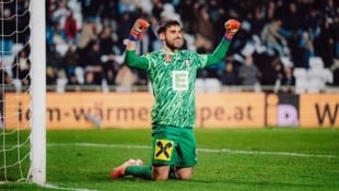 Zwei Elfmeter gehalten, einen selbst verwandelt – Matteo Bignetti war Sturms großer Cup-Held ...